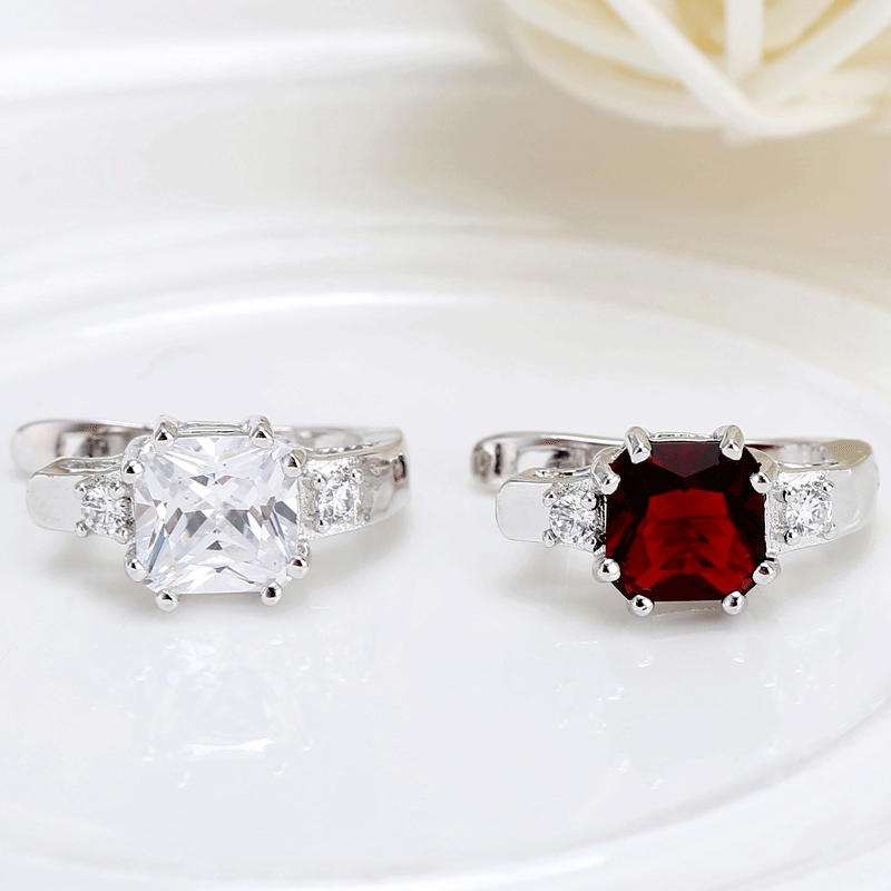 Women's earrings,3 Colors 925 Silver Earrings, Fashion Jewelry for Ladies