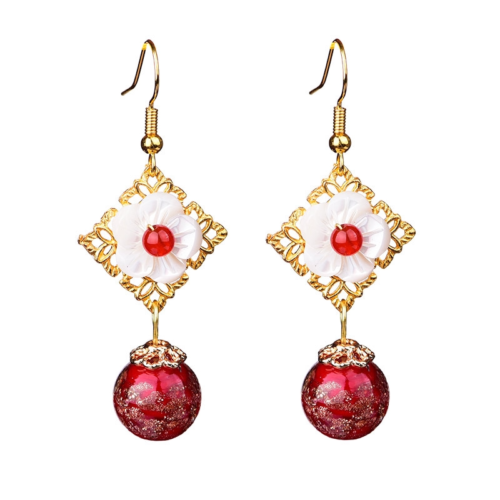 Luxury Jewelry, Trendy Women's Earrings, Long Vintage Ethnic Style Earrings for Women