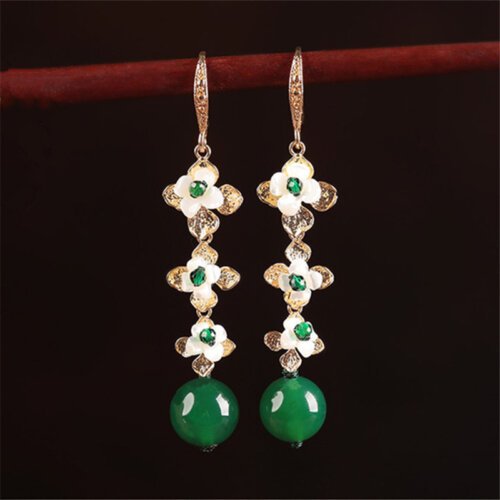 Luxury Jewelry, Trendy Women's Earrings, Long Vintage Ethnic Style Earrings for Women