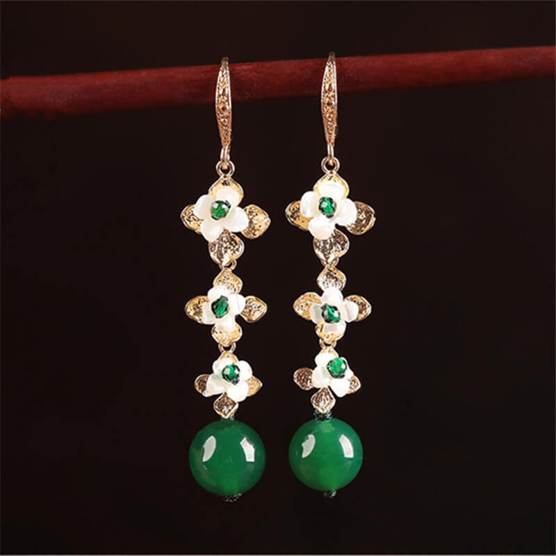 Luxury Jewelry, Trendy Women's Earrings, Long Vintage Ethnic Style Earrings for Women