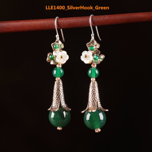 Luxury Jewelry, Trendy Women's Earrings, Long Vintage Ethnic Style Earrings for Women