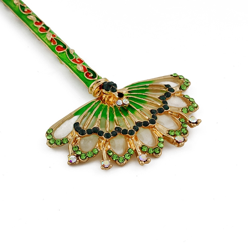 Ethnic Hair Stick,Luxury Ethnic Style Cloisonne Headdress, Women's Classic Retro Hairpin, NO.WZ-fz1712
