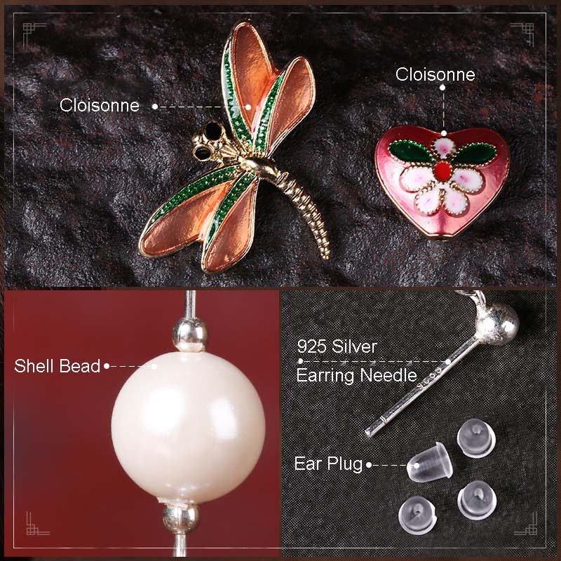 Butterfly Long Dangle Earrings for Women,Luxury Jewelry, Trendy Women's Earrings, Long Vintage Ethnic Style Earrings for Women