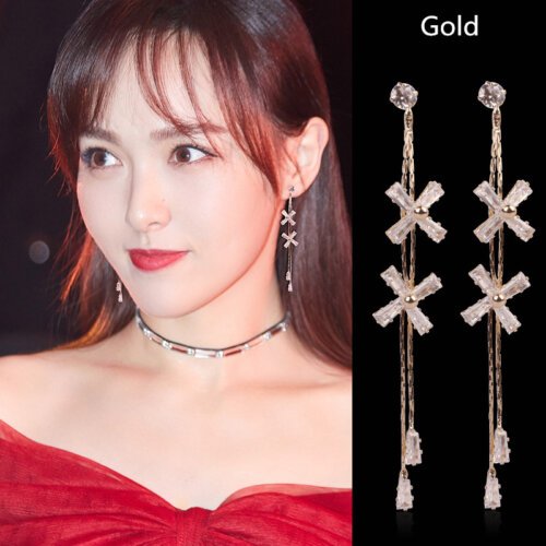 7-O1CN01532RFk1kKc9UMfvIw_!!2683294665 Sterling Silver Stud Earrings, Korean Style Long Flower Earrings, Tassel Earrings for Ladies