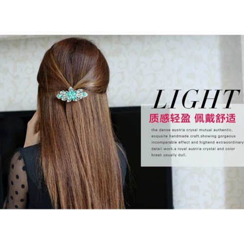 Women's hair clips,New Korean Alloy Crystal Headdress HairClip, Ladies Spring Clip Headdress,hairpin , Ladies Rhinestone Spring Clip Hair Clip, NO.HP-F01