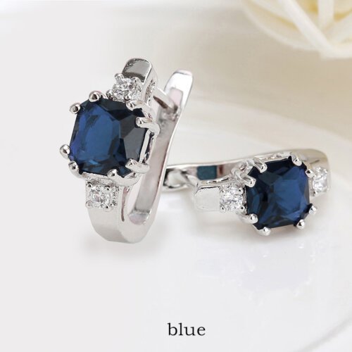 Women's earrings,3 Colors 925 Silver Earrings, Fashion Jewelry for Ladies