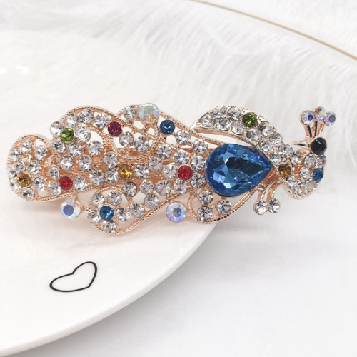 Women's hair clips,New Korean Alloy Crystal Headdress HairClip, Ladies Spring Clip Headdress,hairpin No. YS-F22