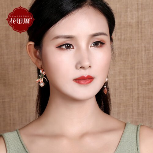 Butterfly Long Dangle Earrings for Women,Luxury Jewelry, Trendy Women's Earrings, Long Vintage Ethnic Style Earrings for Women