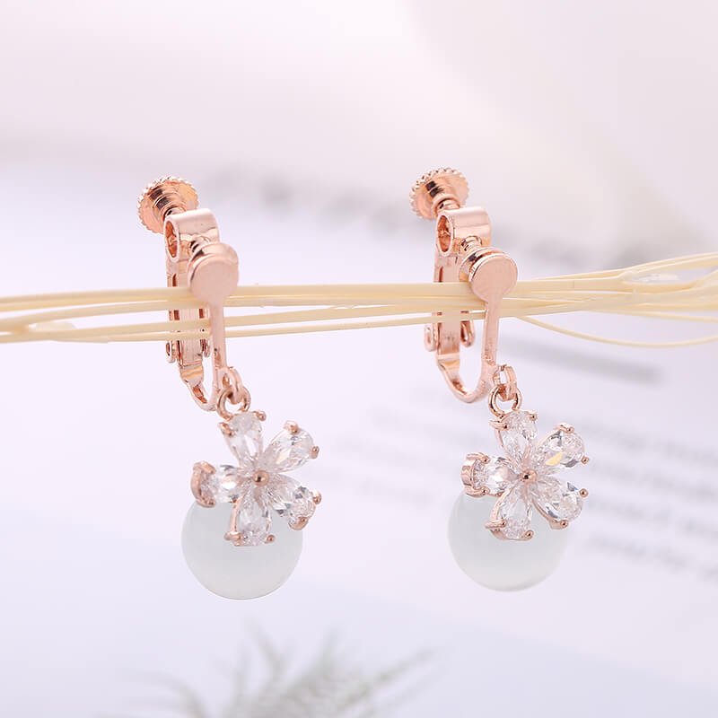 Fashion Women's Earrings,S925 Silver Earrings, Pearl Earrings, Crystal Earrings for Girls, Ear Studs for Women and Ladies