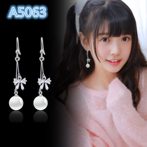 Fashion Women's Earrings,S925 Silver Earrings, Pearl Earrings, Crystal Earrings for Girls, Ear Studs for Women and Ladies