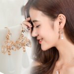Fashion Women's Earrings,S925 Silver Earrings, Pearl Earrings, Crystal Earrings for Girls, Ear Studs for Women and Ladies