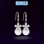 Fashion Women's Earrings,S925 Silver Earrings, Pearl Earrings, Crystal Earrings for Girls, Ear Studs for Women and Ladies