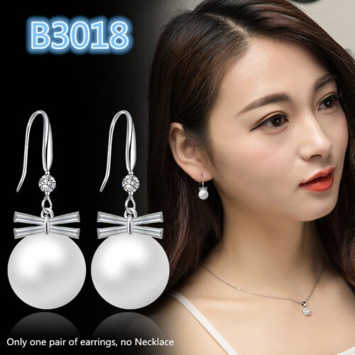 Fashion Women's Earrings,S925 Silver Earrings, Pearl Earrings, Crystal Earrings for Girls, Ear Studs for Women and Ladies