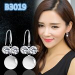 Fashion Women's Earrings,S925 Silver Earrings, Pearl Earrings, Crystal Earrings for Girls, Ear Studs for Women and Ladies