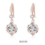 Women Earrings, Women's Long Crystal Earrings, Ear Studs Woman Luxury Jewelry