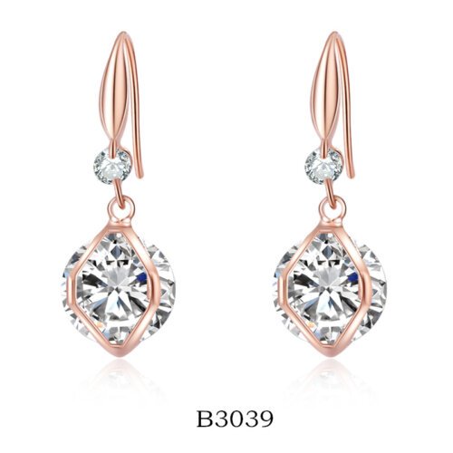 Women Earrings, Women's Long Crystal Earrings, Ear Studs Woman Luxury Jewelry