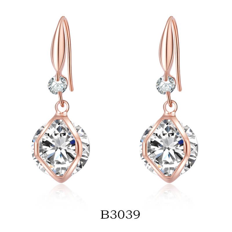 Women Earrings, Women's Long Crystal Earrings, Ear Studs Woman Luxury Jewelry