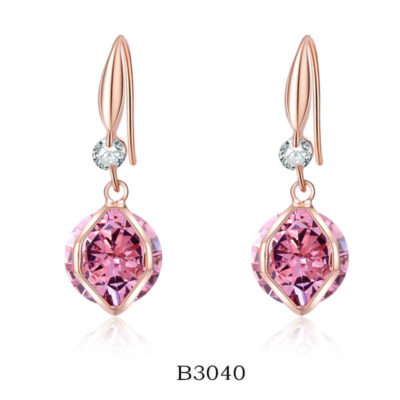 Women Earrings, Women's Long Crystal Earrings, Ear Studs Woman Luxury Jewelry