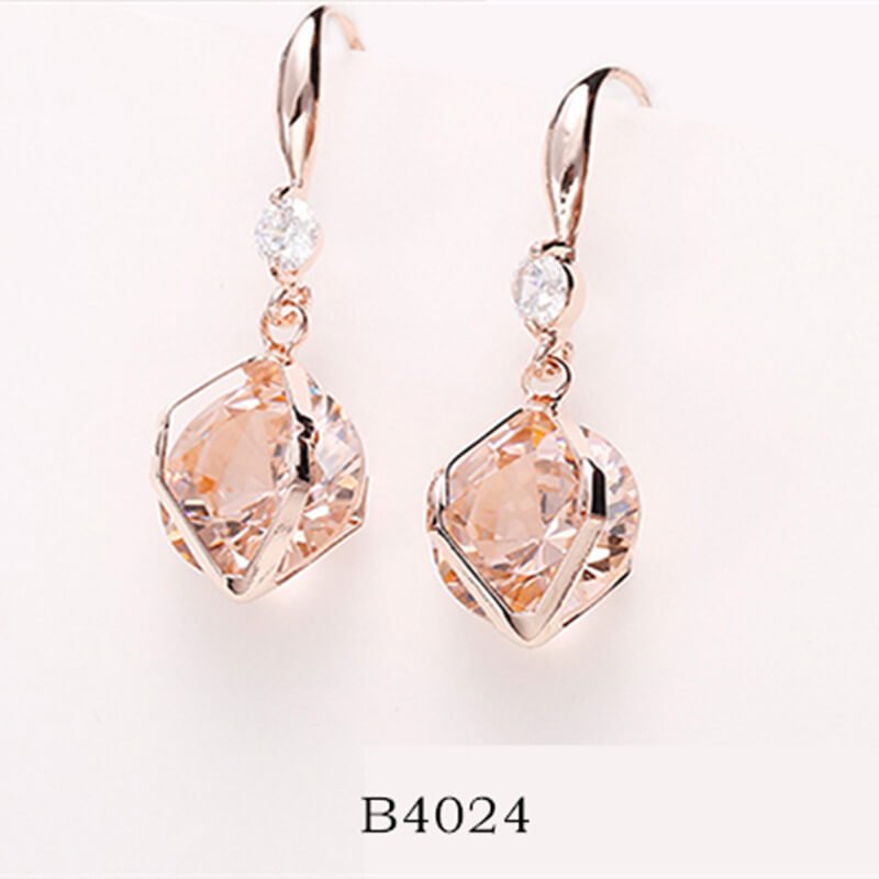 Women Earrings, Women's Long Crystal Earrings, Ear Studs Woman Luxury Jewelry