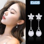 Fashion Women's Earrings,S925 Silver Earrings, Pearl Earrings, Crystal Earrings for Girls, Ear Studs for Women and Ladies