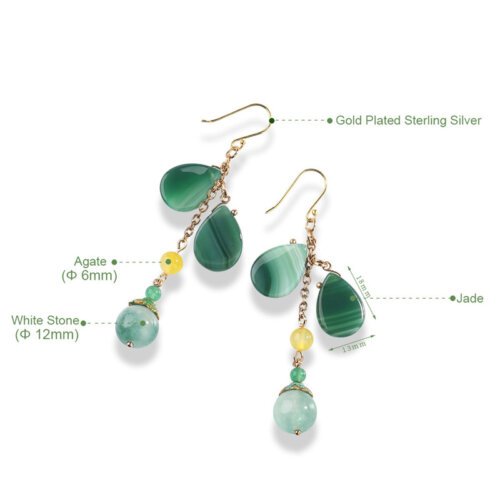 Luxury Jewelry, Trendy Women's Earrings, Long Vintage Ethnic Style Earrings for Women