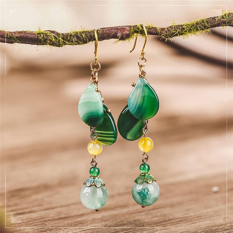 Luxury Jewelry, Trendy Women's Earrings, Long Vintage Ethnic Style Earrings for Women