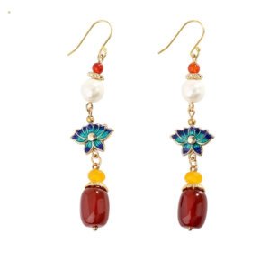 New Korean Version of 925 Silver Earrings, Ladies Fashion Diamond Earrings