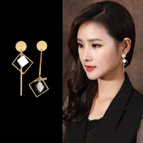 Fashion Women Earrings, 925 Silver Needle Earrings for Women