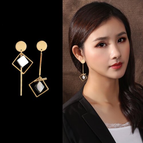 Fashion Women Earrings, 925 Silver Needle Earrings for Women