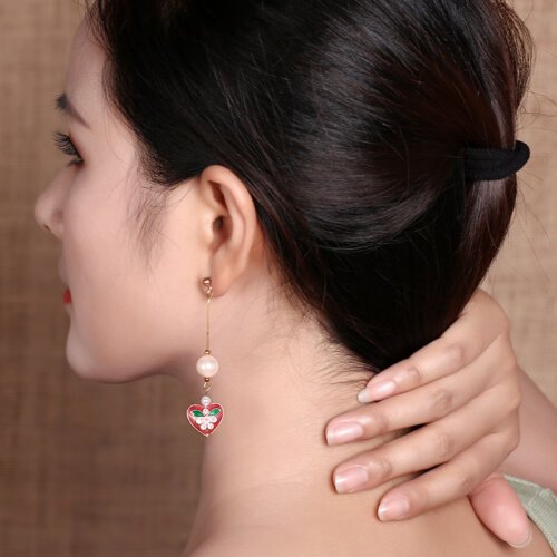 Butterfly Long Dangle Earrings for Women,Luxury Jewelry, Trendy Women's Earrings, Long Vintage Ethnic Style Earrings for Women