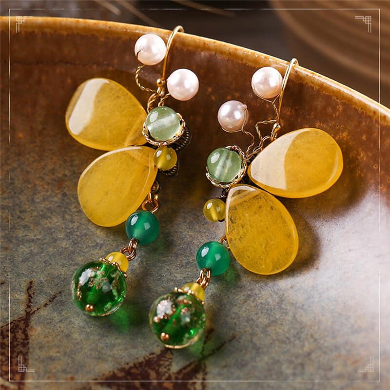 Luxury Jewelry, Trendy Women's Earrings, Long Vintage Ethnic Style Earrings for Women