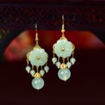 Luxury Jewelry, Trendy Women's Earrings, Long Vintage Ethnic Style Earrings for Women