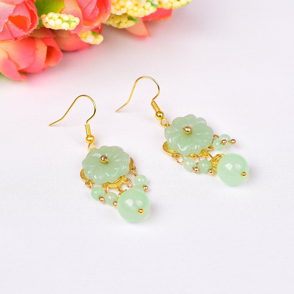 Luxury Jewelry, Trendy Women's Earrings, Long Vintage Ethnic Style Earrings for Women