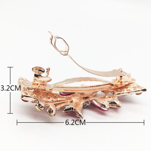 New Korean Style Ladies Hair Clip, Hot Sale Fashion Crystal Alloy HairClip,Hairpin NO.YS-F21