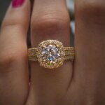 New Fashion Women's Ring, Full Diamond Zircon Wedding Ring, Luxury Jewelry