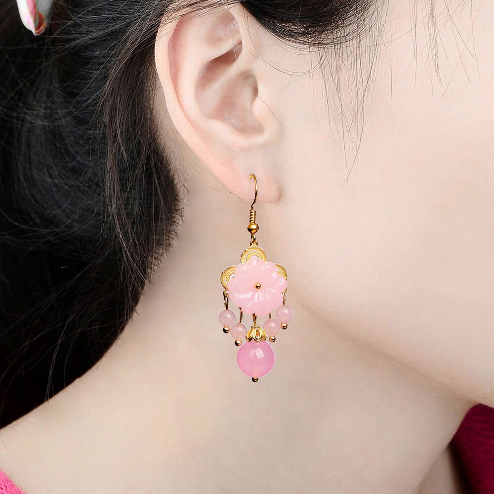 Luxury Jewelry, Trendy Women's Earrings, Long Vintage Ethnic Style Earrings for Women