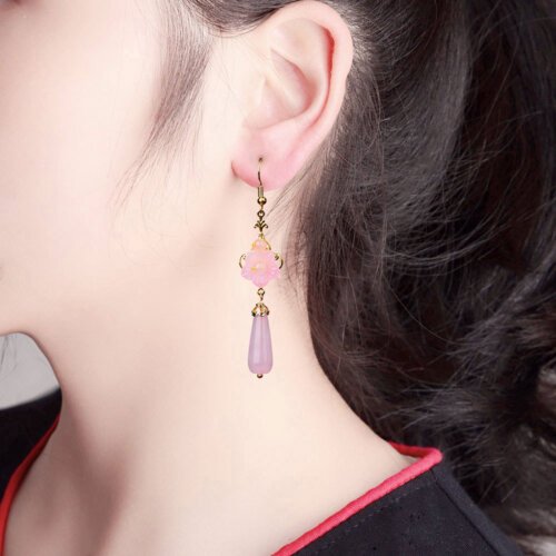 Luxury Jewelry, Trendy Women's Earrings, Long Vintage Ethnic Style Earrings for Women