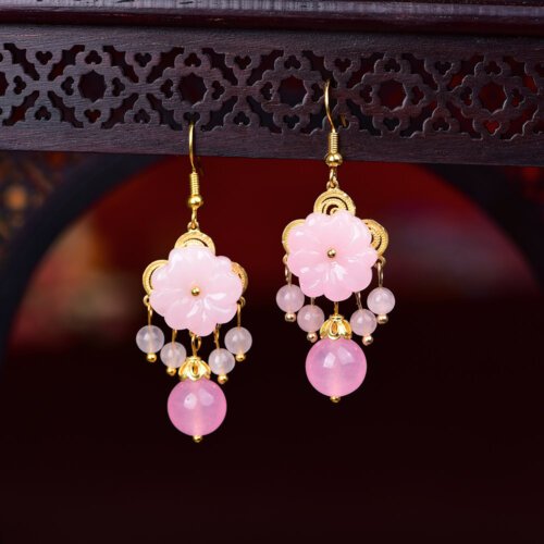 Luxury Jewelry, Trendy Women's Earrings, Long Vintage Ethnic Style Earrings for Women