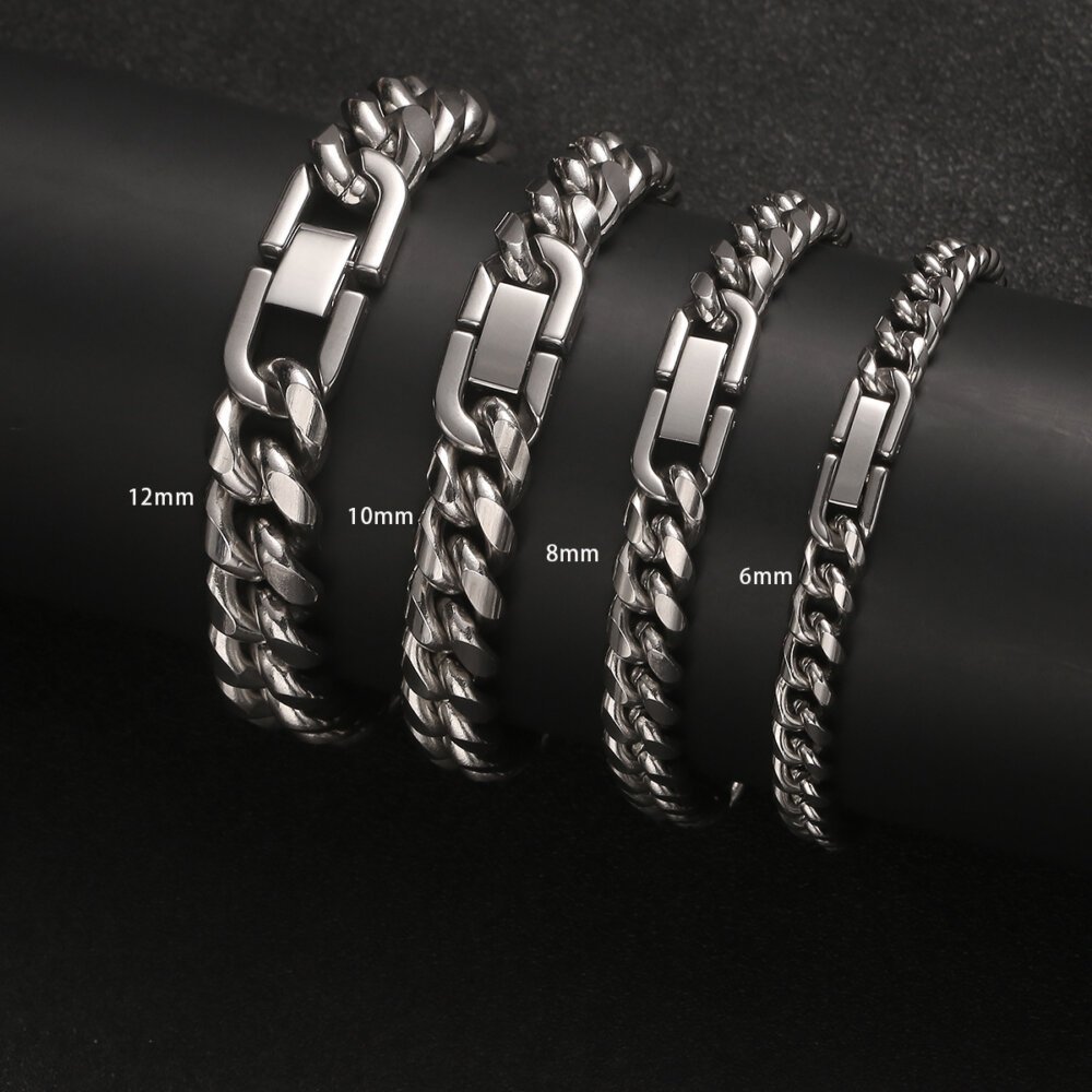 Luxury Men's Bracelet, Women's Bracelet, Non Fading Titanium Steel Bracelet for Men and Women, Fashion Jewelry