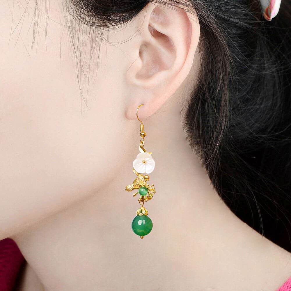 Luxury Jewelry, Trendy Women's Earrings, Long Vintage Ethnic Style Earrings for Women