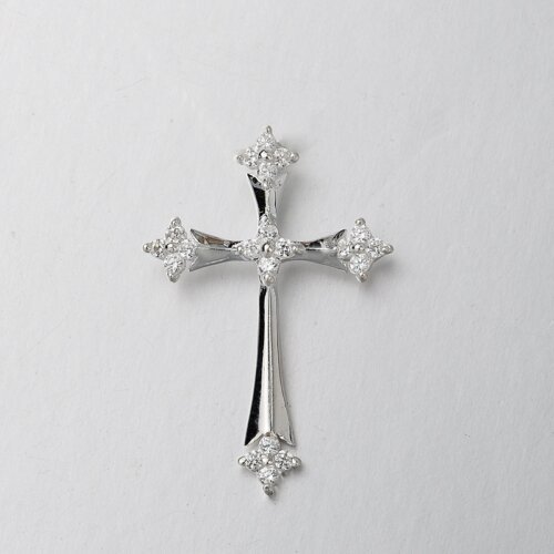 Luxury Jewelry, Fashion S925 Silver Necklace for Women, Cross Pendant, Women's Necklace