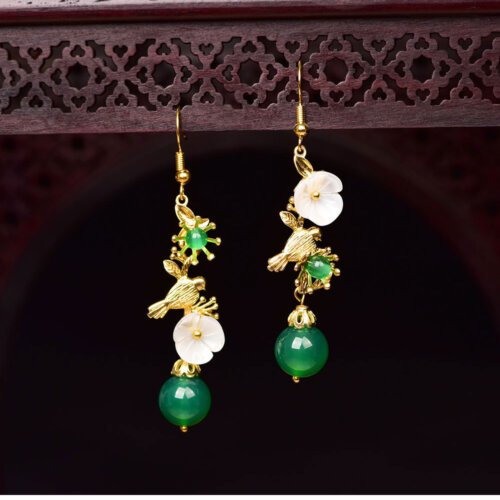 Luxury Jewelry, Trendy Women's Earrings, Long Vintage Ethnic Style Earrings for Women