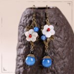 Ancient Style 925 Silver Earrings,women Long Retro Earrings,Luxury Jewelry, Trendy Women's Earrings, Long Vintage Ethnic Style Earrings for Women