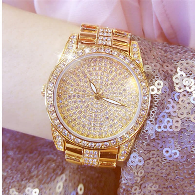 [✔] BS Bee Sister Watch,Diamond Wristwatch,Fashion Women's Watch, Luxury Waterproof Watches for Women,Ladies Quartz Watch