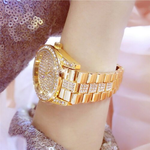 [✔] BS Bee Sister Watch,Diamond Wristwatch,Fashion Women's Watch, Luxury Waterproof Watches for Women,Ladies Quartz Watch