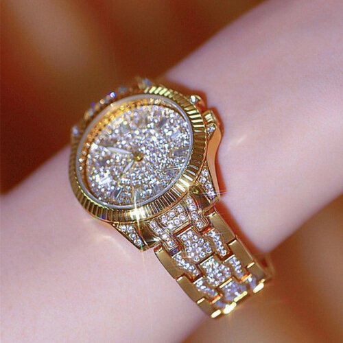 [✔] BS Bee Sister Watch,Diamond Wristwatch,Fashion Women's Watch, Luxury Waterproof Watches for Women,Ladies Quartz Watch