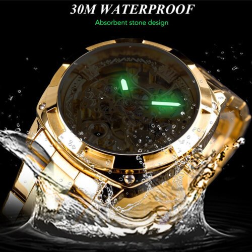 [✔]Forsining Original Men Watches Male Luxury Automatic Mechanical Watch Men’s Watch, Waterproof Watch Full Steel Business Watch For Men