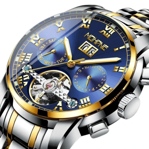 [✔]Original MOHDNE Men's Watch,Men Watches Automatic Mechanical Watch Men’s Watch, Waterproof Watch Full Steel Business Watch For Men
