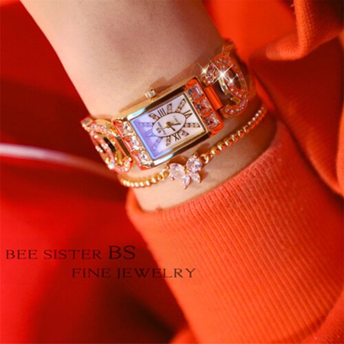[✔]Bs Bee Sister Luxury Watch,  Fashion Women's Watch, Casual Wristwatch,Quartz Watch,Women Watches,Fashion Watch for Women