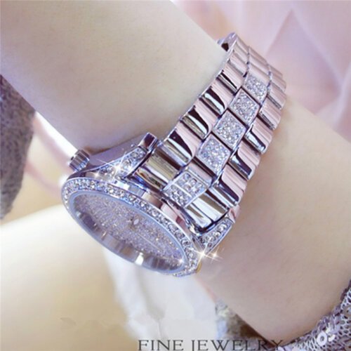 [✔] BS Bee Sister Watch,Diamond Wristwatch,Fashion Women's Watch, Luxury Waterproof Watches for Women,Ladies Quartz Watch